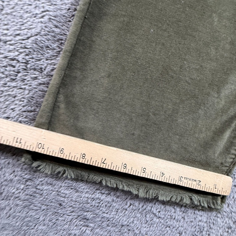 Celebrity Pink Fast Time Flare Corduroy Jeans 28x32 Womens Olive Green - Picture 7 of 9